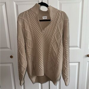 Aritzia Sunday Best Peggy Turtleneck 1/4 Zip Sweater